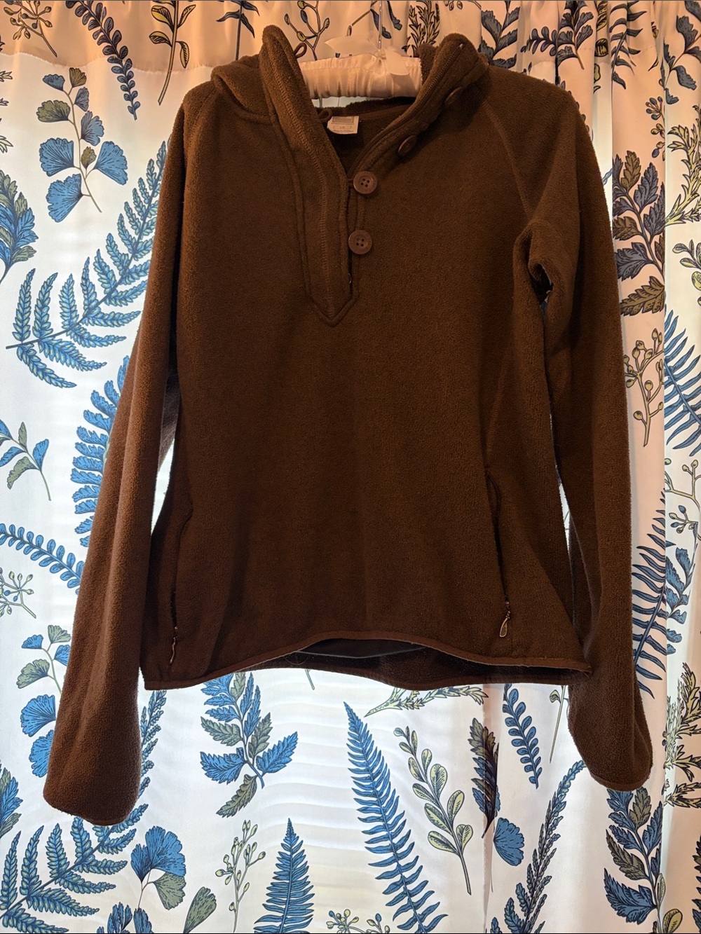 The North Face Brown Hooded Fleece Pullover